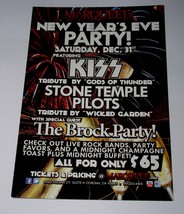 KISS Tribute Band Promotional Concert Card New Years Eve Vintage 2011 STP** - £15.44 GBP