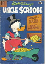 Walt Disney&#39;s Uncle Scrooge Comic Book #33 Dell Comics 1961 VERY GOOD - £20.08 GBP