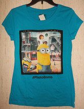 Nwt Womens Despicable Me Minion Made &quot;#Photo Bomb&quot; T-shirt Size M - £14.91 GBP