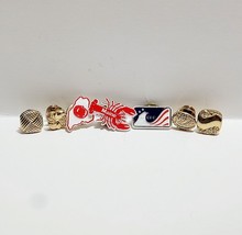 Vintage And Modern Mini Lapel Pins Lot of 7 Maine Lobster - £14.90 GBP