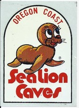  OREGON COAST SEALION CAVES Souvenir Sticker - $2.95