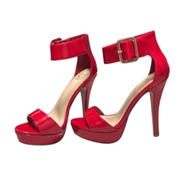 Delicious Zelena Womens 8 Platform High Heel Pumps Red Patent Cruise Wear NIB - £29.23 GBP