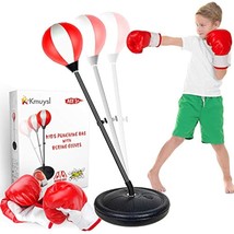 Punching Bag For Kids, Boxing Bag Set For Age 5,6,7,8,9,10, Height Adjus... - £47.20 GBP