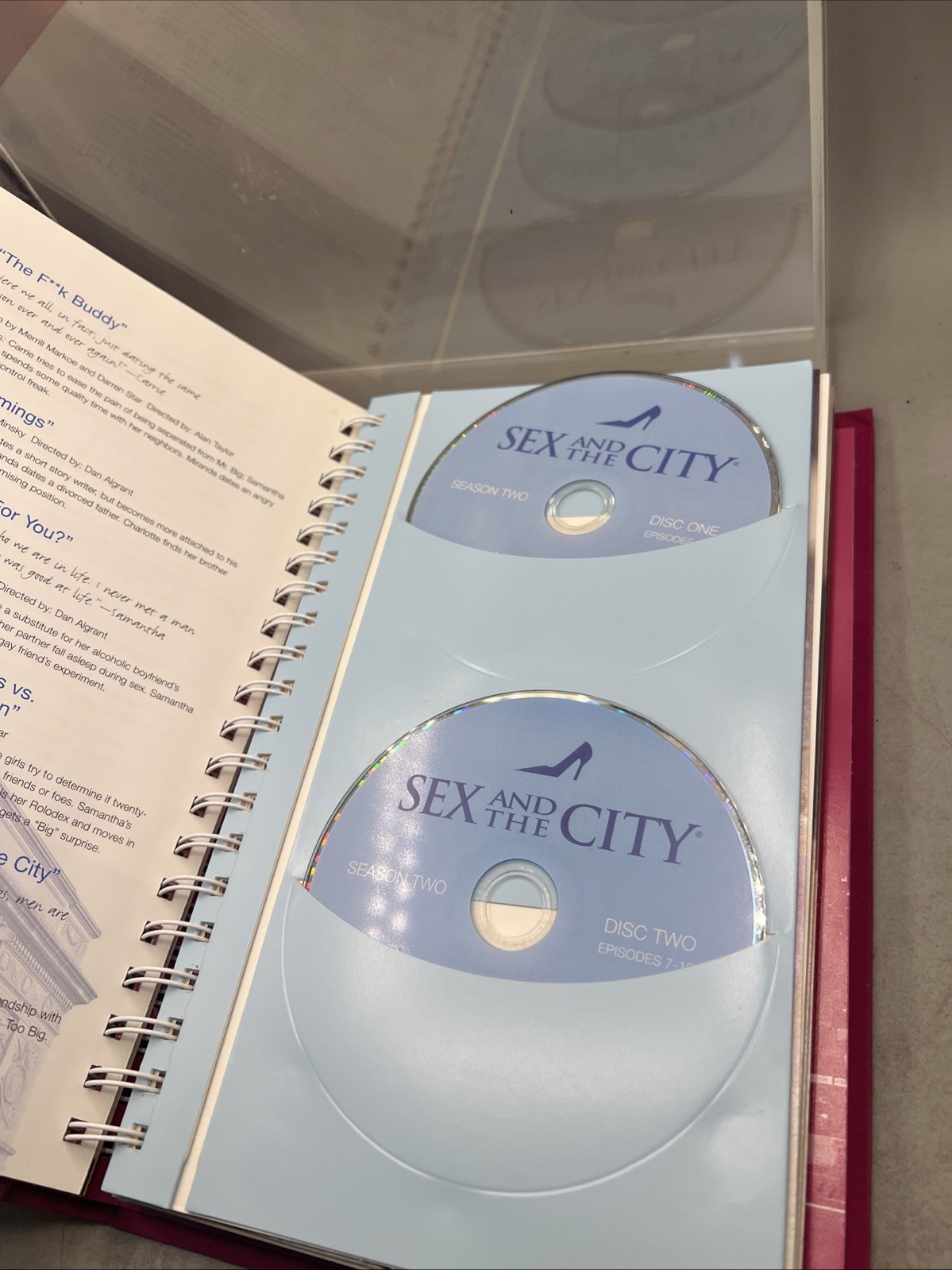 Sex And The City Complete Series (DVD Velvet Case Plexiglass Slipcover)Pre-Owned Item image 9