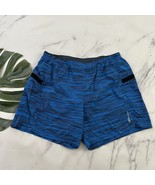 Sugoi Mens Titan 5 in Activewear Shorts Size L Blue Gray Lined Pull On - $407.56 MXN