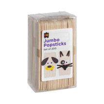 EC Jumbo Popsticks (200pk) - Natural - £29.53 GBP