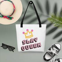 Slay Queen White Tote bag - £23.91 GBP