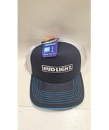 BUD LIGHT BEER PATCH LOGO MESH TRUCKER SNAPBACK HAT CAP ADJUSTABLE - €13,75 EUR