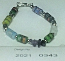 Bracelet,AMETHYST Gemstone-facilitates-spiritual attunement - 0343 - £7.61 GBP