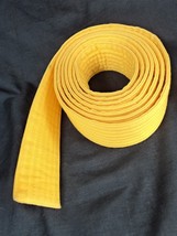 Yellow Belt Karate Taekwondo Judo Martial Arts - 94&quot; - $4.99