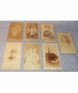 Vintage CDV Carte de Visite Photographs Lot of Seven 1800&#39;s Augusta Georgia - $241.93 MXN