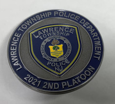 Lawrence Township NJ Police Department 2021 2nd Platoon Challenge Coin - £50.63 GBP