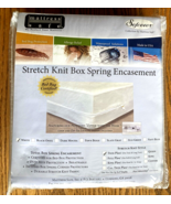 Mattress Safe Stretch Knit Box Spring Encasement Twin + Bed Bugs, Allerg... - £15.69 GBP