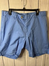 Peter Millar Mens Blue  Cotton Chino Golf Shorts Size 38 - $17.77