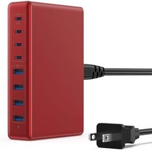 200W GaN USB C Charging Hub with 8 Ports and Fast PD 65W Adapter - $1,497.82 MXN