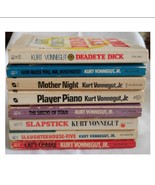 Lot 8 Kurt Vonnegut Jr vintage Science Fiction Paperbacks - $58.71 CAD