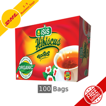 100% Organic and Natural Egyptian ISIS Herbal Hibiscus Tea 100 Bags - $38.35+