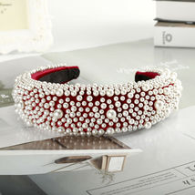 Baroque Women&#39;s Pearl Padded Headband Hairband Embellished Hair Band Accessories - £32.20 GBP