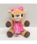 Rudolph The Red Nosed Reindeer Clarice Sitting 6&quot; Pink Bow Scarf Dan Dee... - $198.18 MXN
