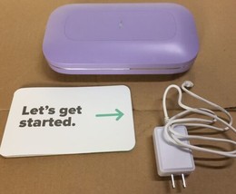 PhoneSoap Pro UV Phone Sanitizer, Universal Cell Phone Charger Box, Lavender - £67.25 GBP