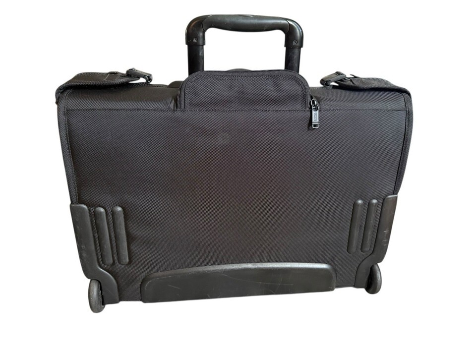 TUMI Alpha 22” Rolling Garment Bag Travel Luggage 22033DH Black Ballistic Nylon Item image 4