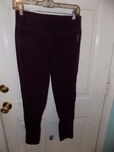 Reebok Skinny Plum/ Purple Workout Running Yoga Pants Size M Women&#39;s EUC - £17.50 GBP