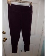 Reebok Skinny Plum/ Purple Workout Running Yoga Pants Size M Women&#39;s EUC - £17.46 GBP