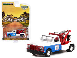 1969 Chevrolet C-30 Dually Wrecker Tow Truck White and Blue &quot;Hazzard Cou... - £17.50 GBP