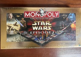 STAR WARS Episode 1 MONOPOLY COLLECTOR EDITION 3-D Board Game SEALED 1999 - $48.37