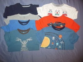 Boys Lot of Gymboree T Shirts 12/14 Solid&amp;Graphic Tees - £19.59 GBP