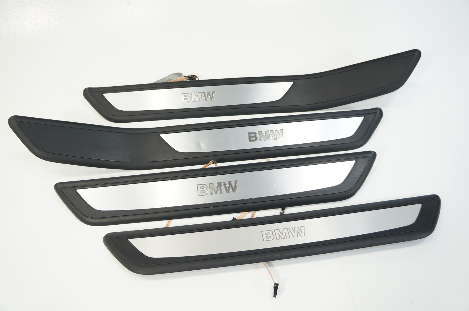 2009-2015 bmw 760li 750li 740li f02 scuff plate sill plate floor door set 4 led Item image 3