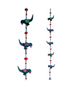 Rastogi Handicrafts Decorative Ornament Hanging 5 Parrot String SET OF 2... - $24.67