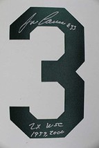 Jose Canseco Signed Autographed &quot;2x WSC 1989, 2000&quot; Oakland A&#39;s Jersey N... - £27.09 GBP