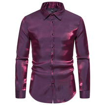 Shiny Rayon Dress Shirt - $28.44+