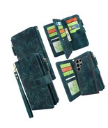 Detachable Magnetic Zipper Wallet Leather Case with Cash Coin Pocket - $86.42