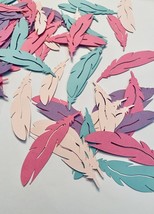 Feather Confetti, Boho Confetti, Bohemian Baby Shower, Boho Party - $8.42