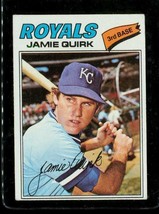 Vintage 1977 TOPPS Baseball Trading Card #463 JAMIE QUIRK Kansas City Royals - £8.49 GBP