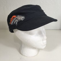 Denver Broncos Sequined Newsboy Hat Cap 47 Brand Womens NFL Team Apparel Gray - £15.56 GBP