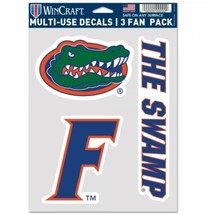 3.5&quot; florida gators ncaa college team logo fan 3 pack decal set usa made - £15.97 GBP
