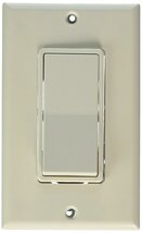 Leviton C26-05671-02T Single Pole Rocker Switch, 15 Amp/120V/277V, Light... - $26.58 CAD