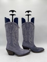 Idyllwind CHARMED LIFE Lavender Suede Round Toe Pull On Western Boots Women 7.5B - £92.42 GBP