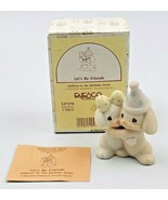 1991 Precious Moments Let&#39;s Be Friends Hugging Dogs Birthday Series 5272... - $12.19