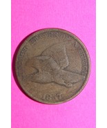 1857 Flying Eagle Cent Penny Exact Scarce Early Type Coin as Pictured 48 - €25,07 EUR