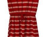Exist  Dress Women&#39;s Size S Red White Striped Blouson Sleeveless Knee Le... - £10.03 GBP