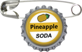 1 Pineapple Soda Bottle Cap Pin - £7.09 GBP