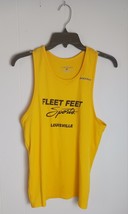 Brooks Yellow Mesh Tank Women&#39;s Size M Fair Condition - $120.35 MXN