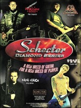 Schecter Guitars 2001 advertisement w/ Powerman 5000 AAF Papa Roach Crazy Town - £3.30 GBP
