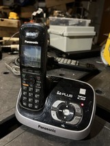 Panasonic Cordless Phone &amp; Speaker Base &amp; Handset- Model KX-TG6522B Voic... - £7.05 GBP