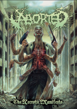 ABORTED The Necrotic Manifesto FLAG CLOTH POSTER DEATH METAL - £15.63 GBP