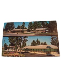 Postcard Great Lakes Motel St. Ignace Michigan Multiview Chrome Unposted - £5.46 GBP